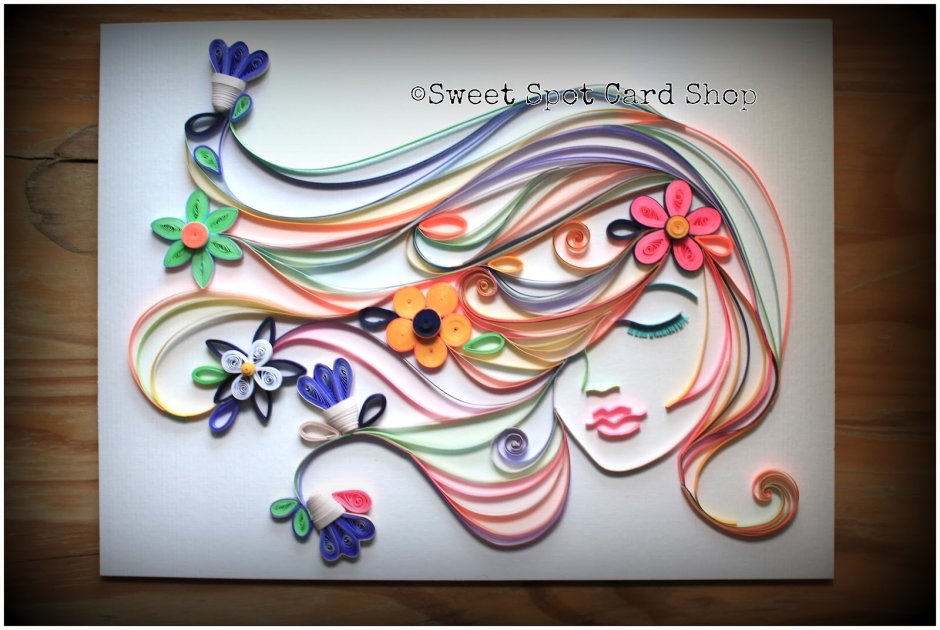 Контурный квиллинг картины