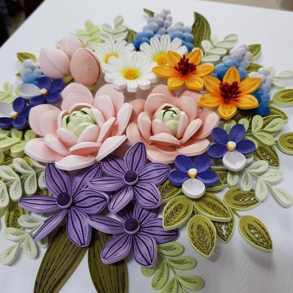 Квиллинг цветы