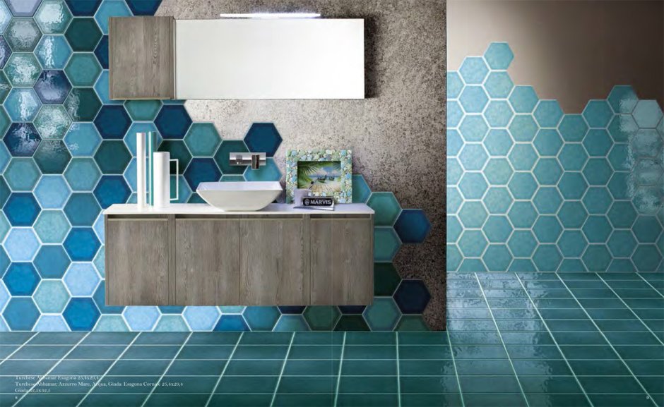 Церсанит плитка соты