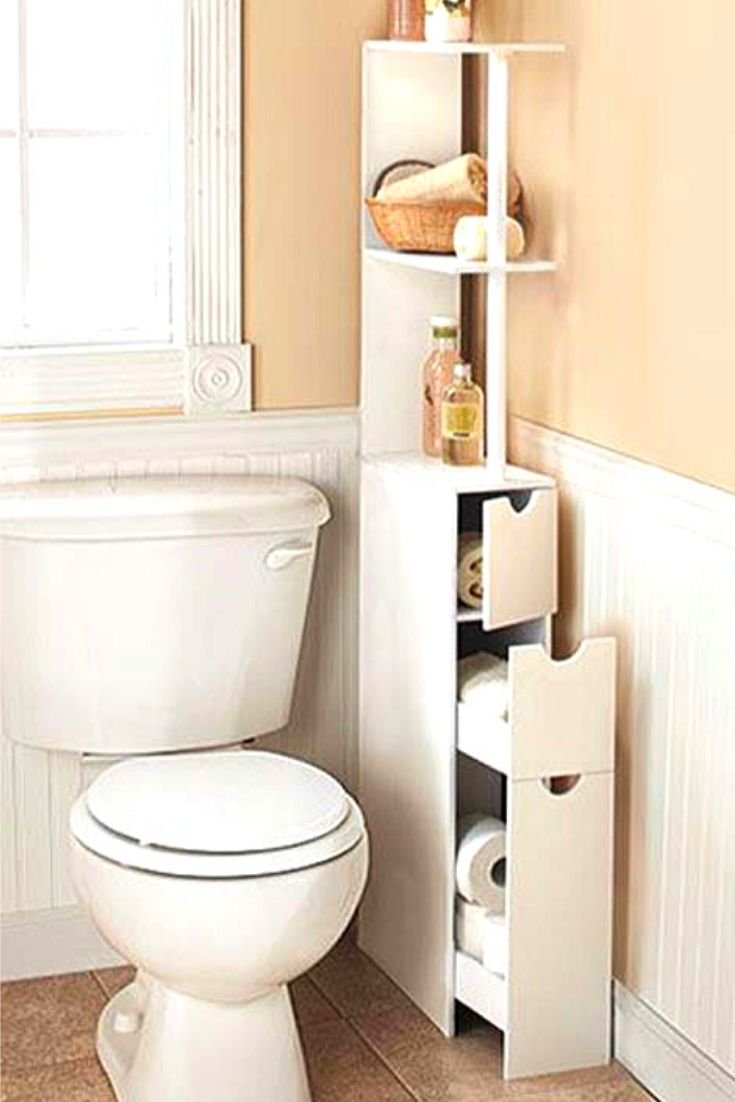 Стеллаж в туалет узкий