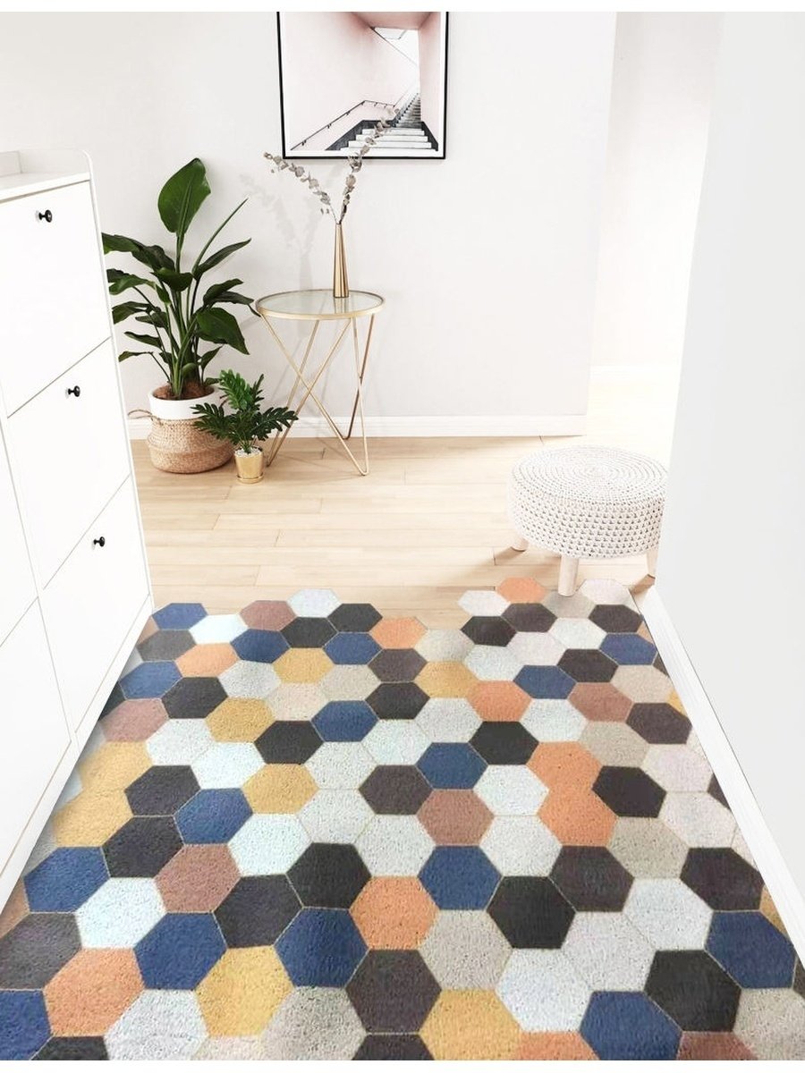 Коврик сотами для прихожей