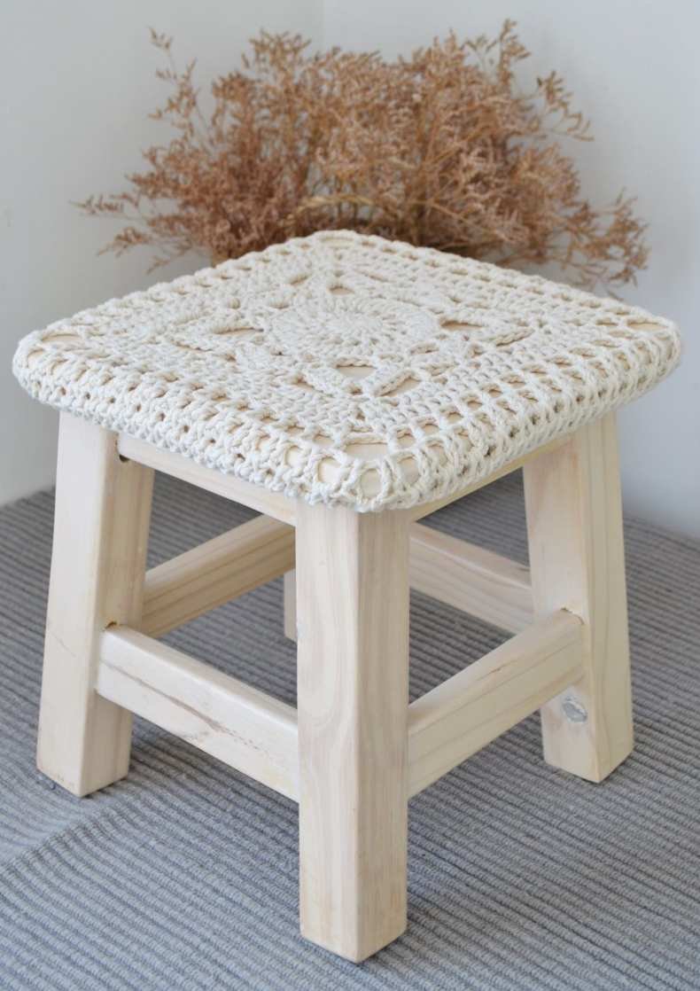 Сидушка на стул крючком