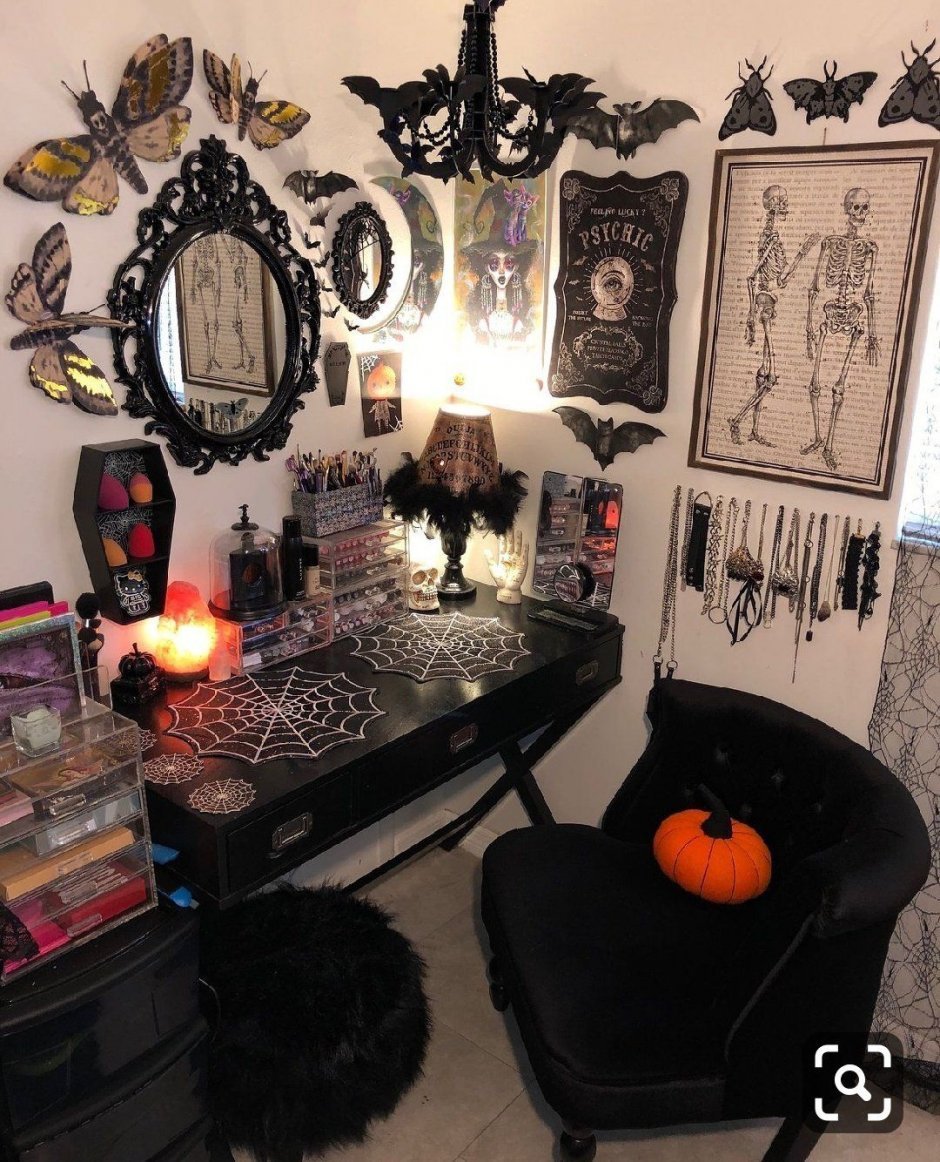 Декор комнаты в стиле ведьмы