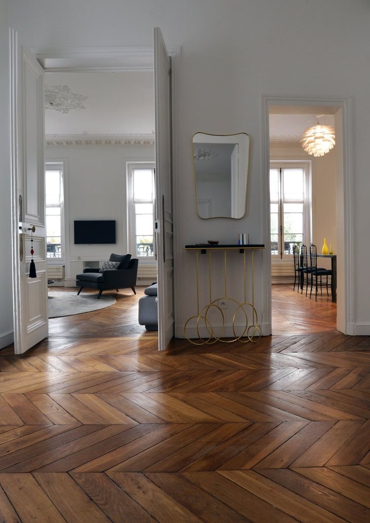 Herringbone parquet