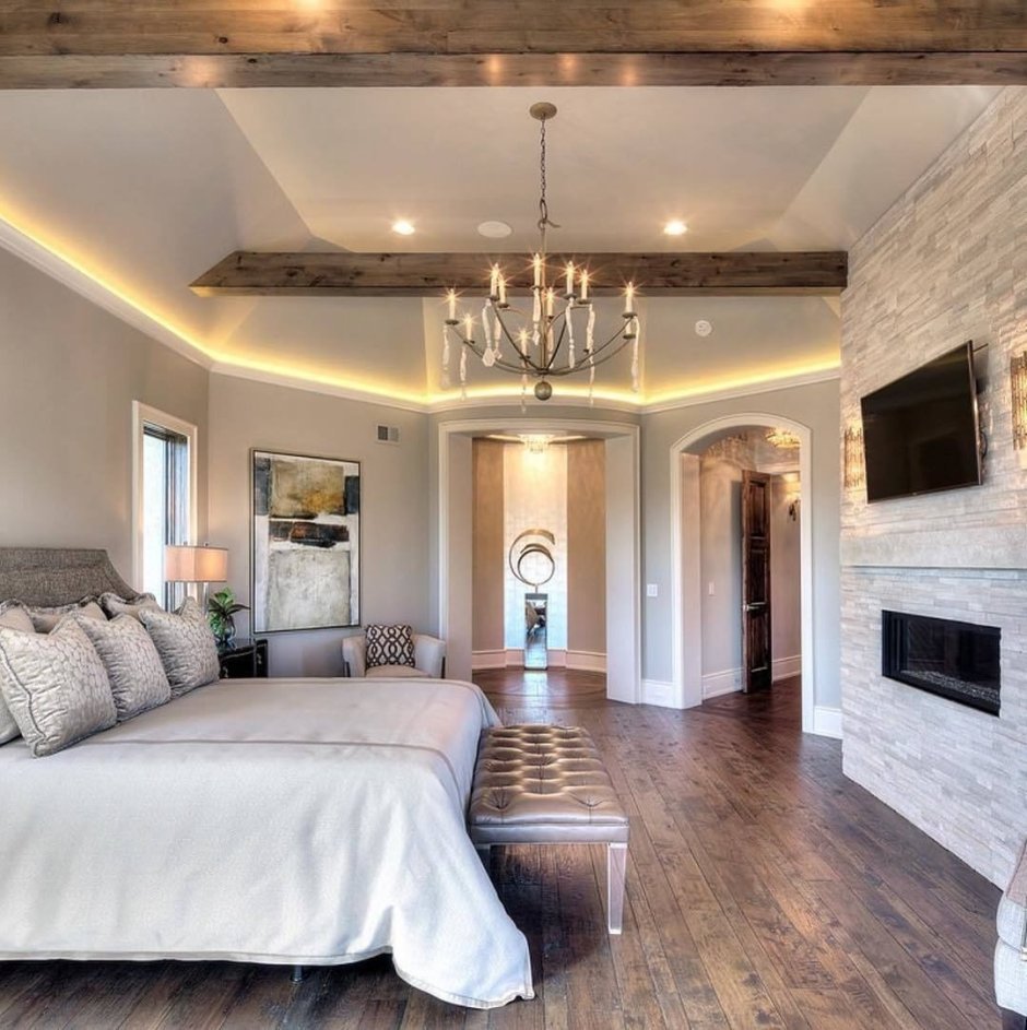 Светильник на балку на потолке