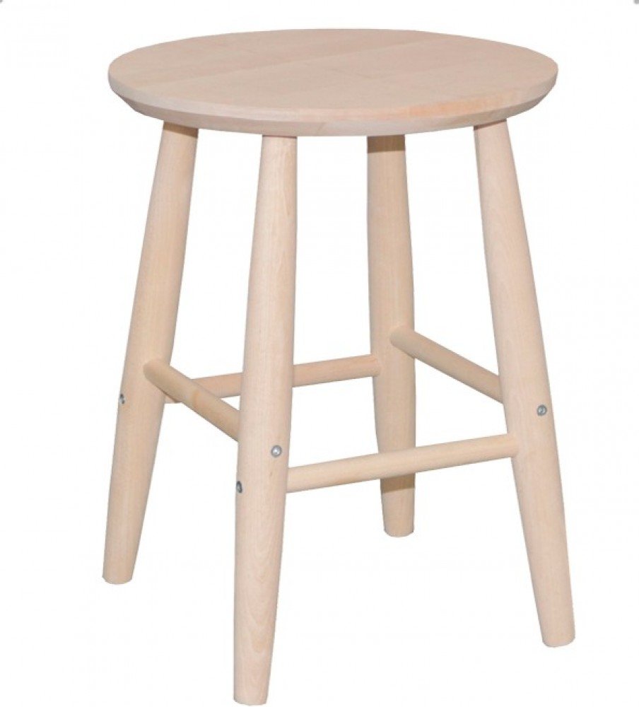 Квадратный деревянный табурет СМКА км020б км020бт