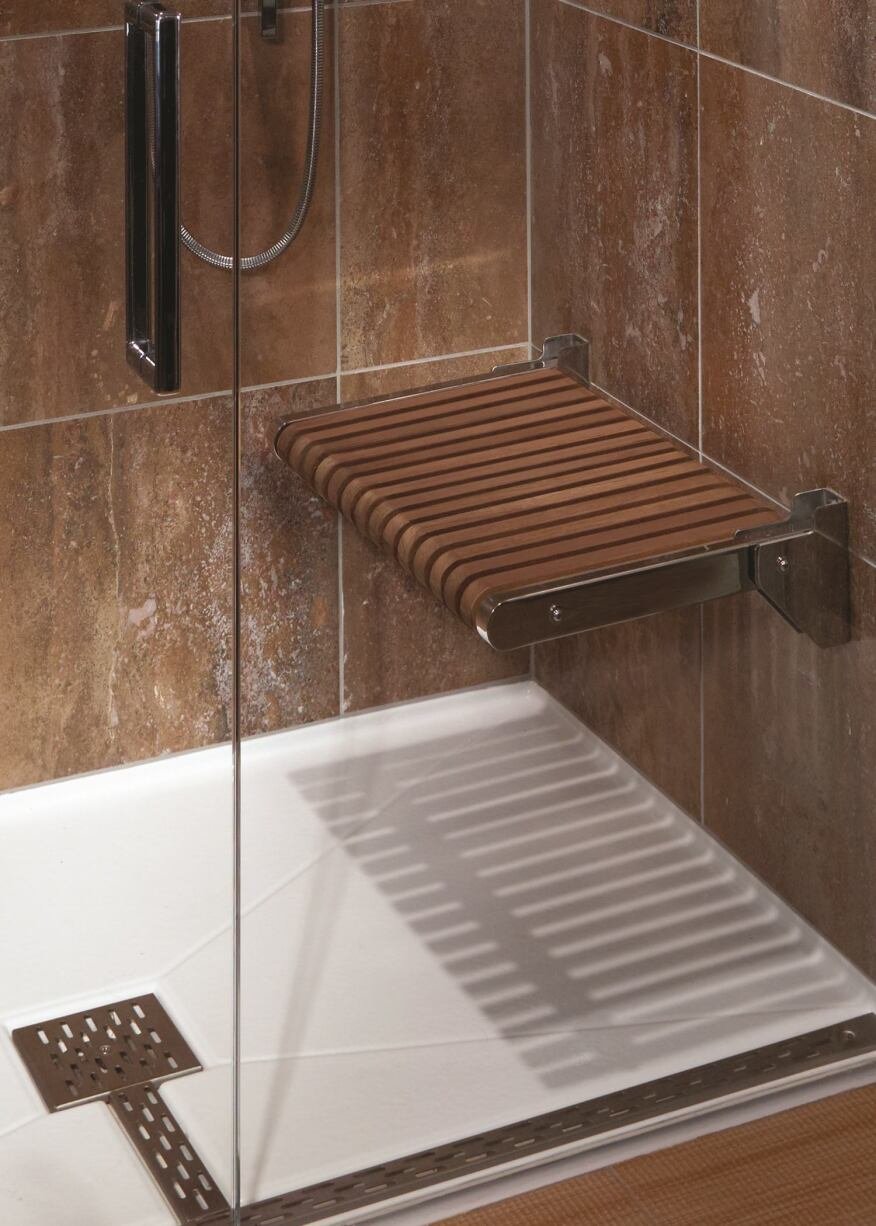 Скамейка в душ кабину