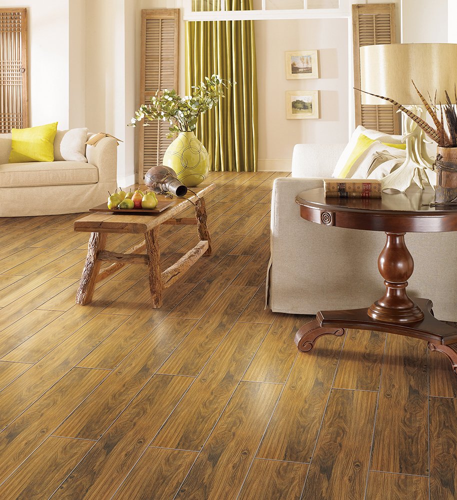 Пол медовый дуб в интерьере