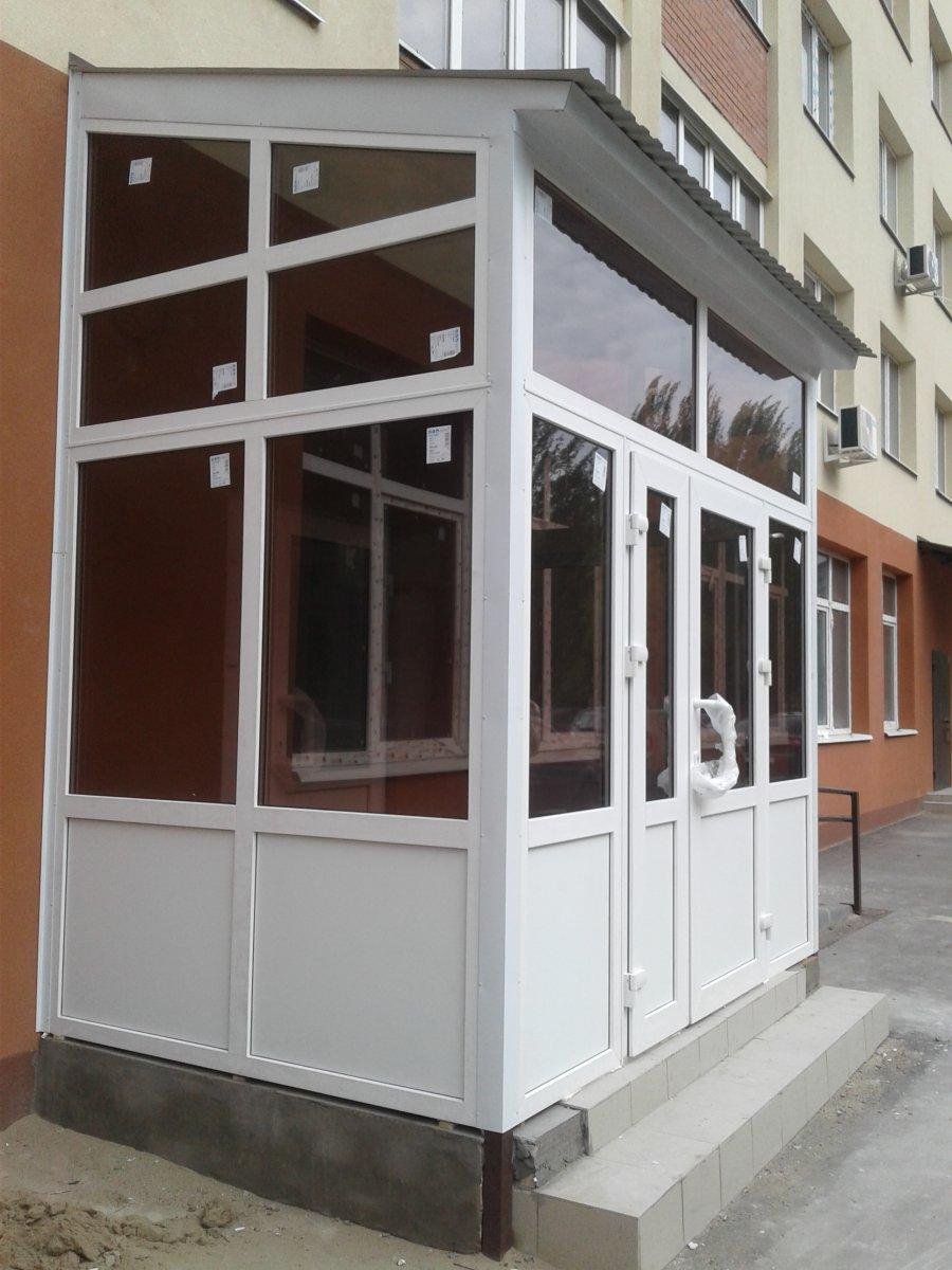 Алюминиевый тамбур входная группа