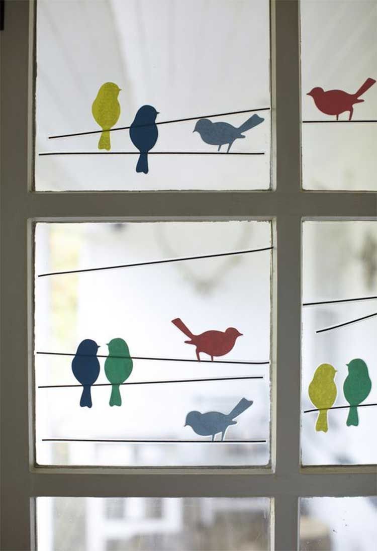 Осенние поделки в садик на окна