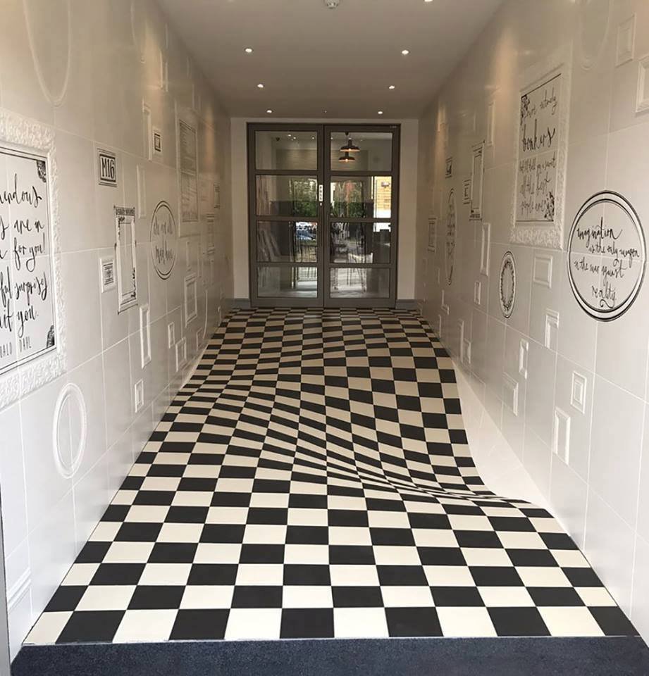 Розово белая клетка