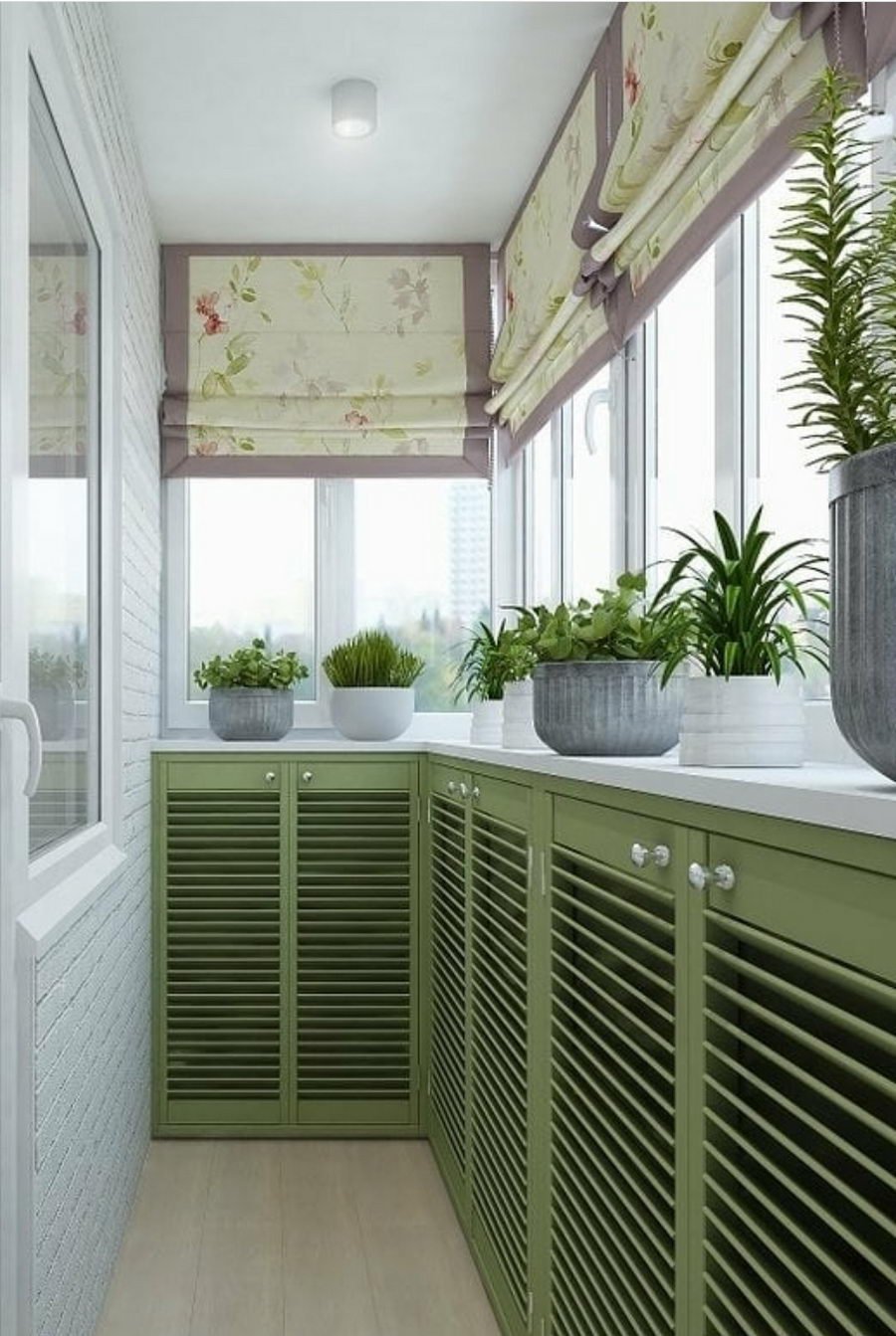 Алюминиевые ставни на балкон