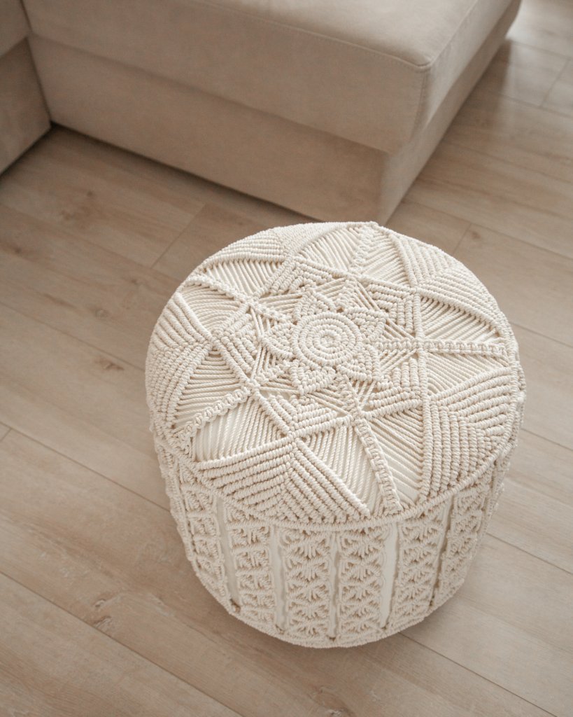 Пуф макраме мастер класс