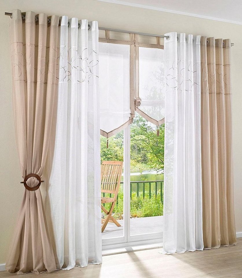 Повесить тюль красиво на карниз