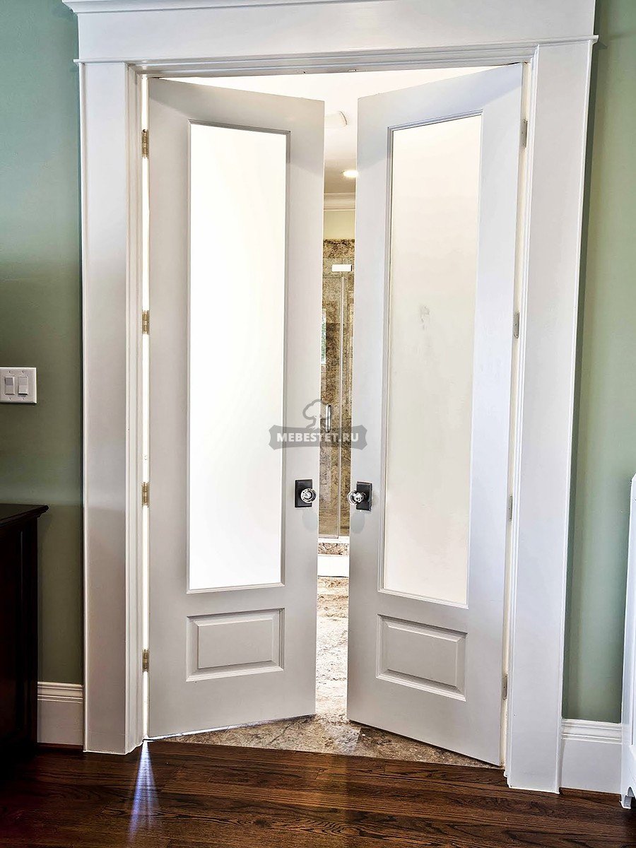 Двери распашные двустворчатые s25