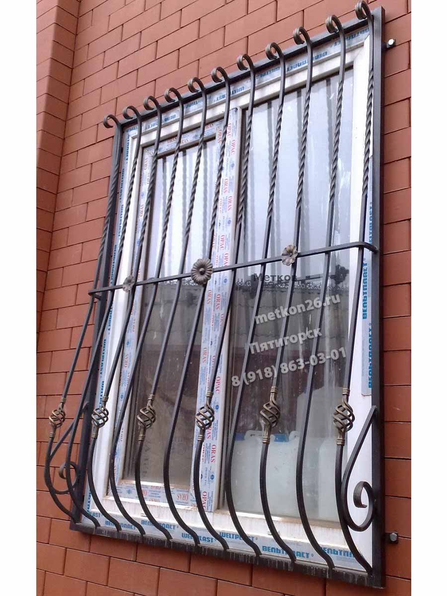 Алюминиевые решетки на окна