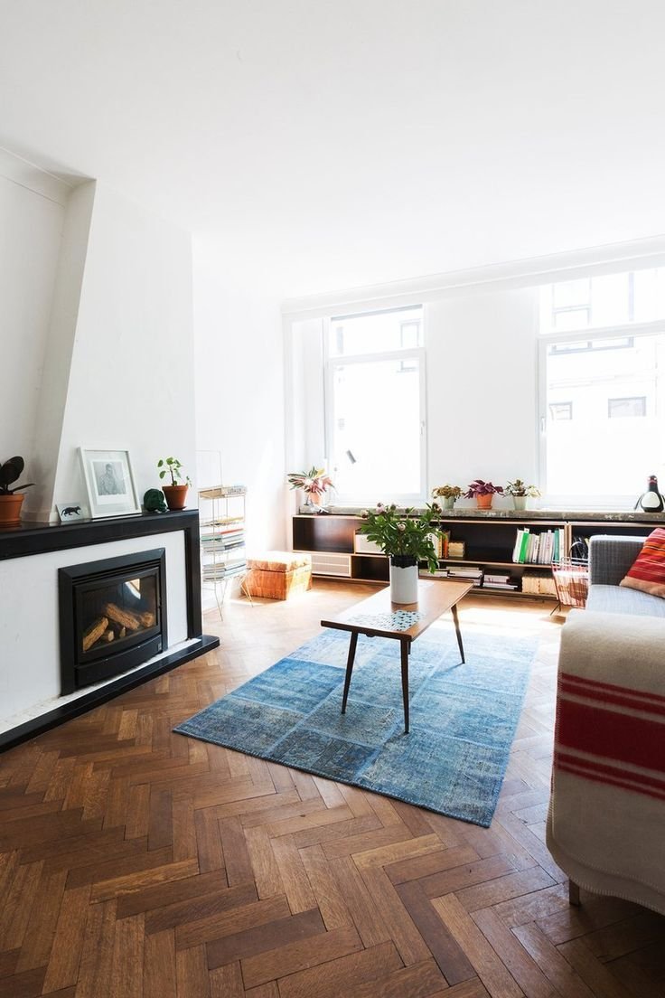 Интерьеры с паркетом елочкой