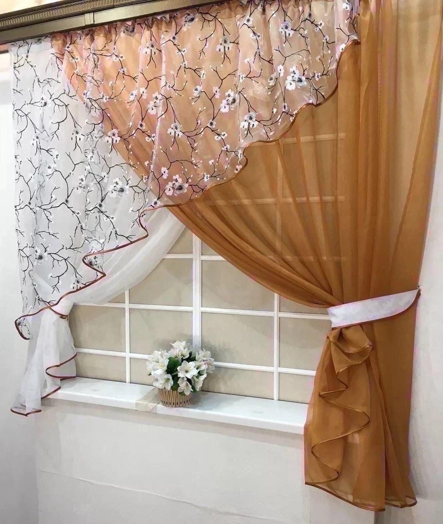 Тюль на кухню