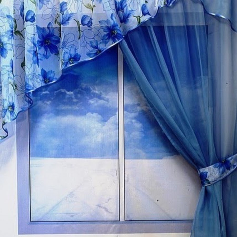 ТОМДОМ шторы для кухни до подоконника