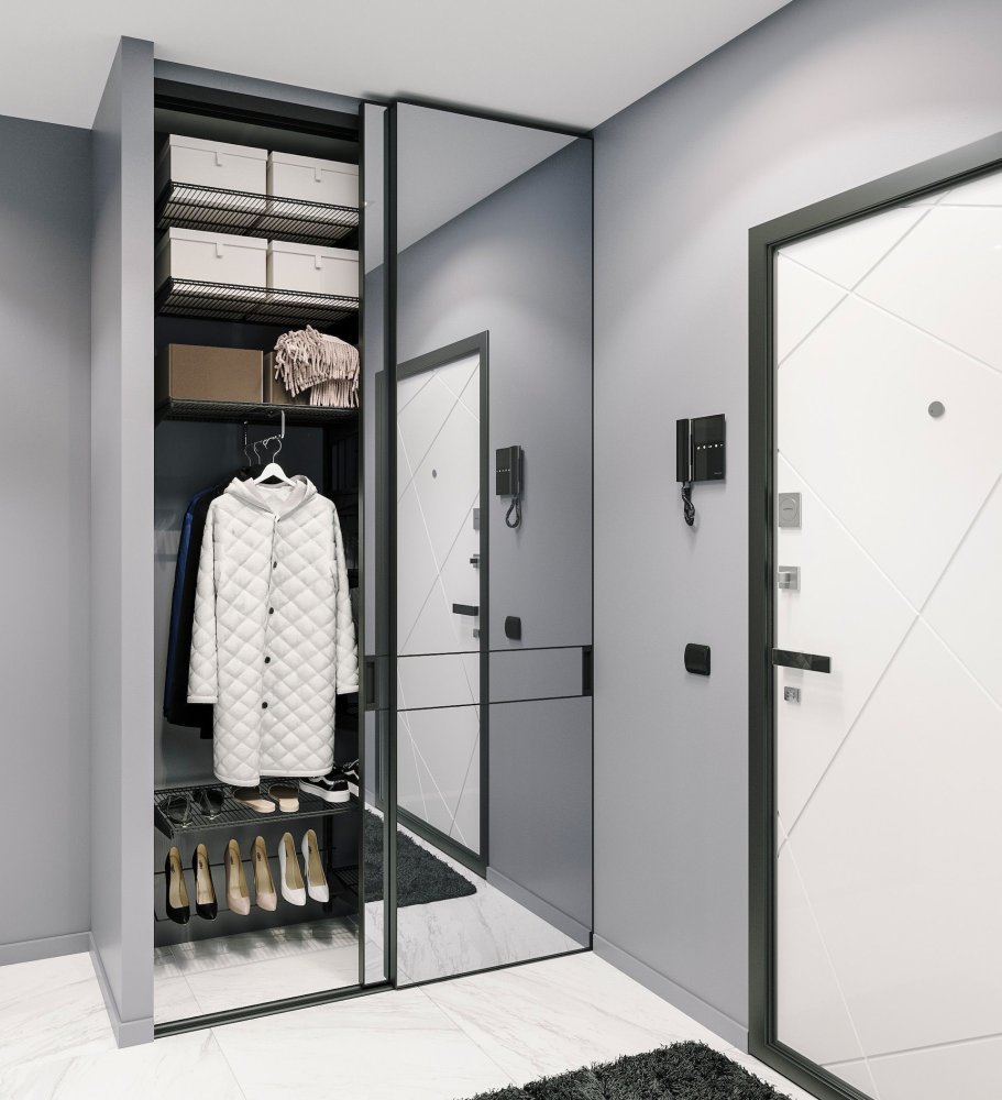 Гардеробная в прихожей