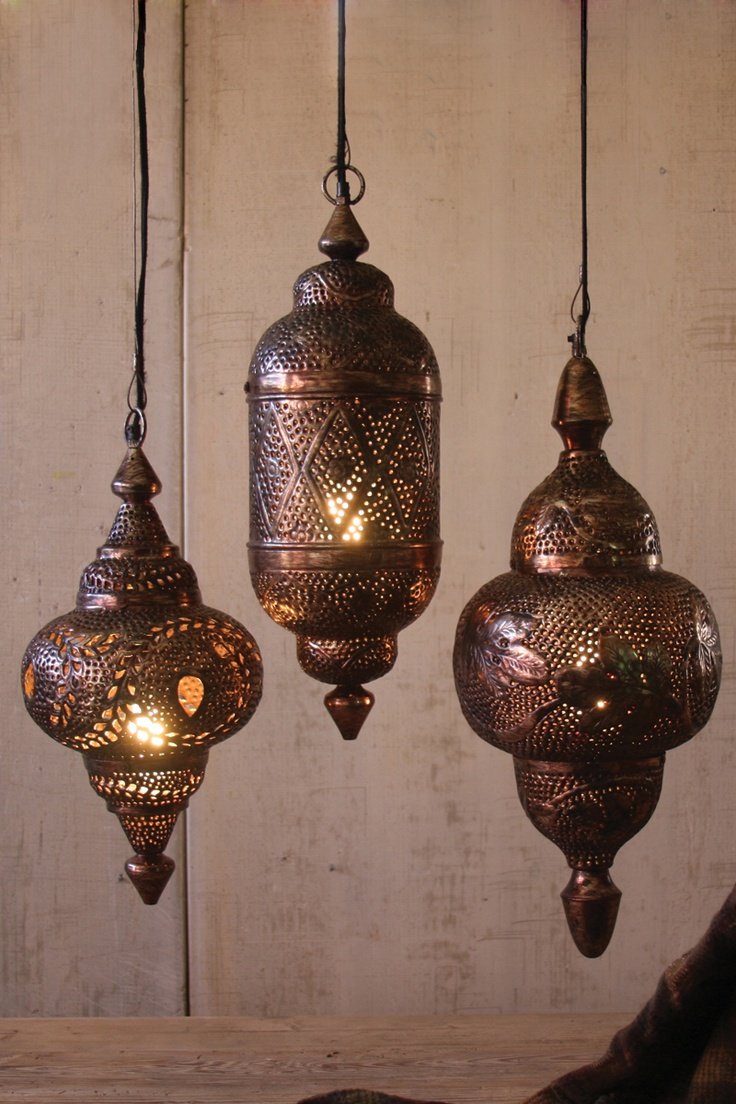 Лампа в индийском стиле