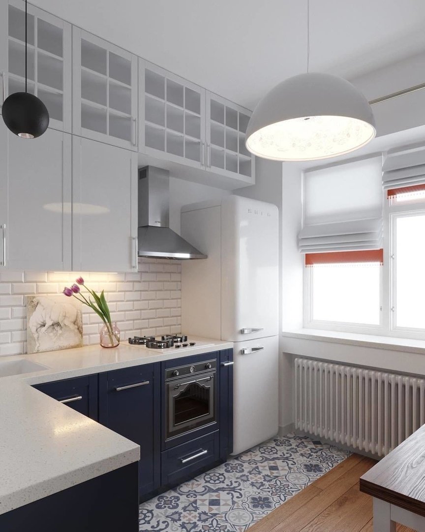 Современная маленькая кухня