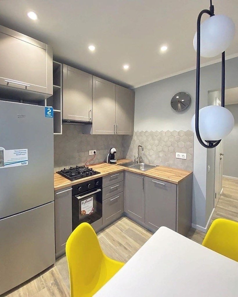 Интерьер кухни 9 кв метров