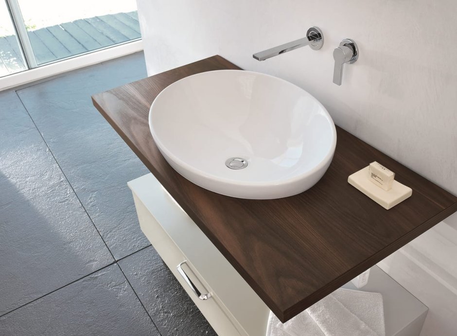 Раковина с пьедесталом Cooke Lewis Cavally 60 см