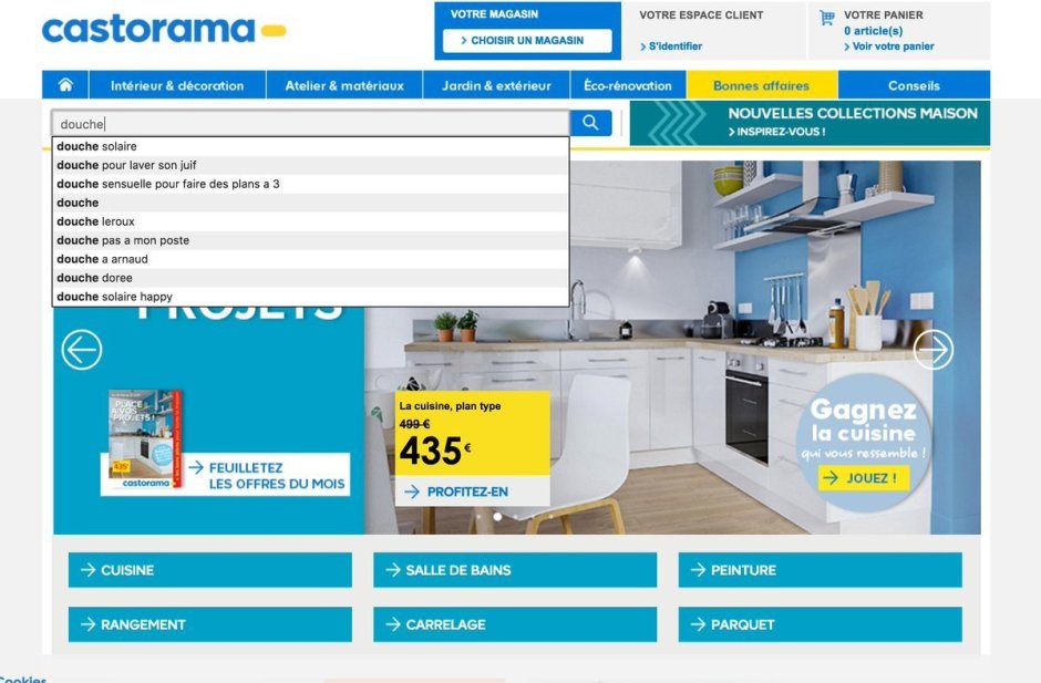 Раковина в кастораме