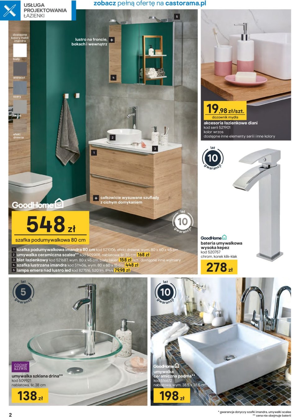 Cooke Lewis Imandra мебель для ванной