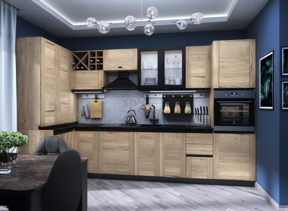 Кухня Сити дуб Галифакс