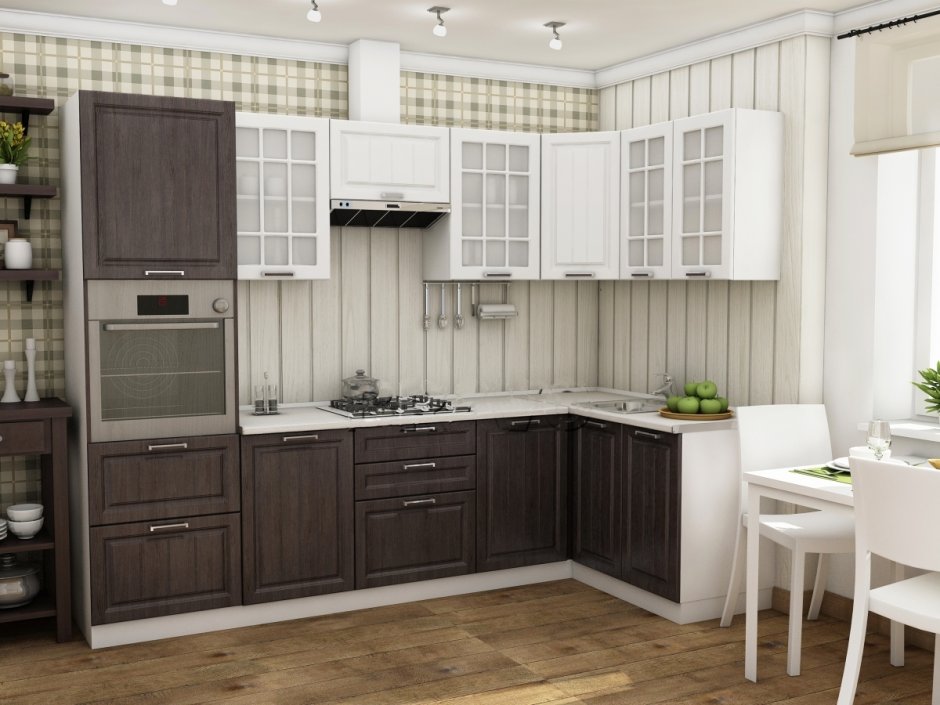 Кухня Прага угловая Сурская мебель