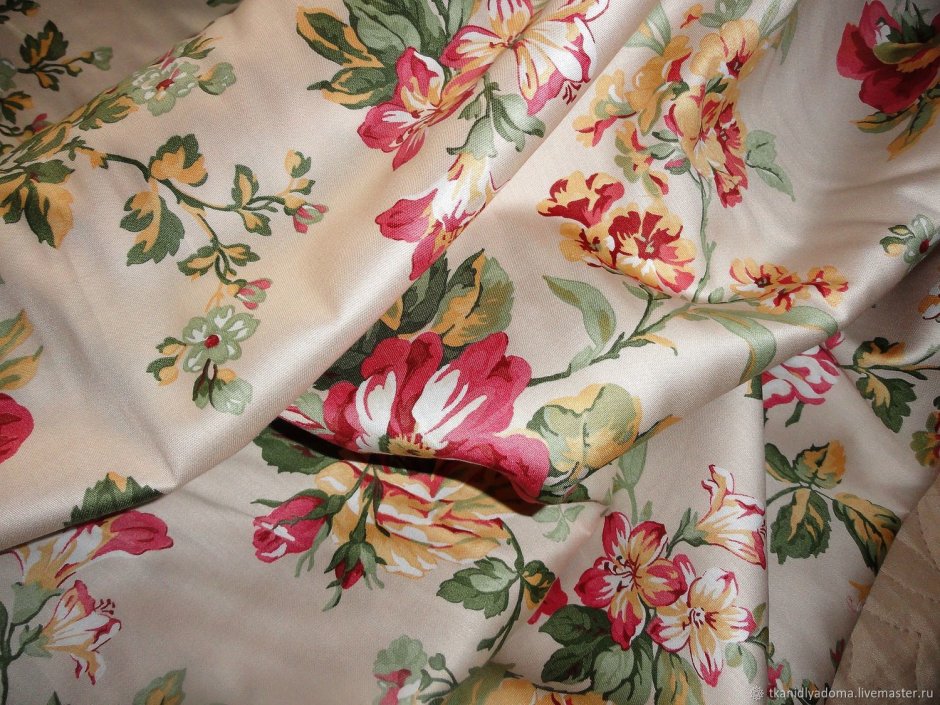 Флофлораль сатин Флораль Трехгорная мануфактура