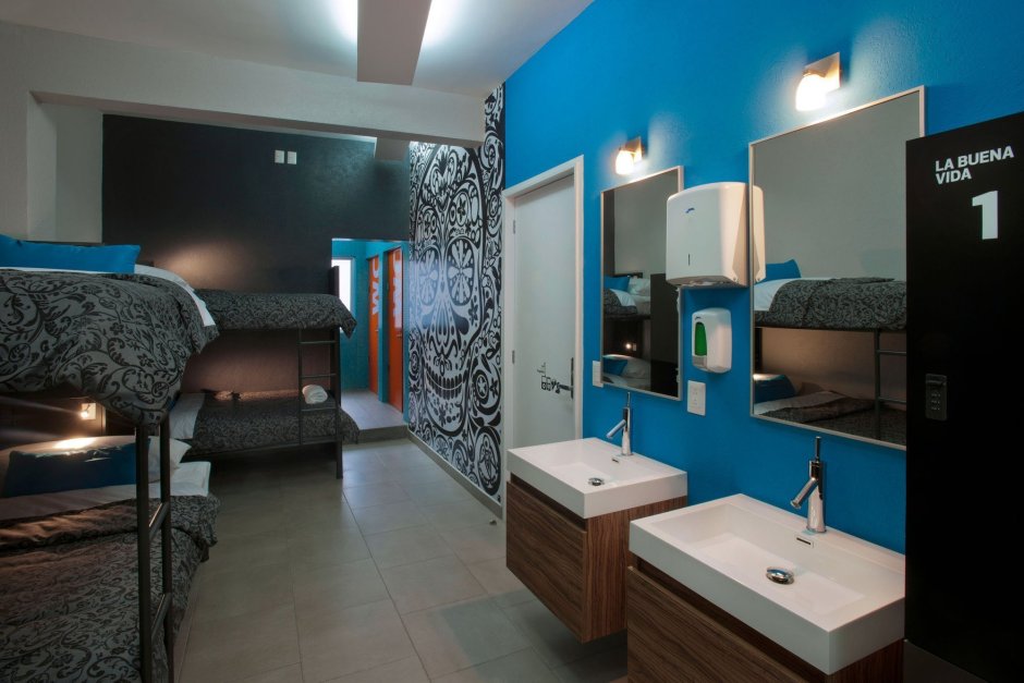 Санузел в комнате общежития