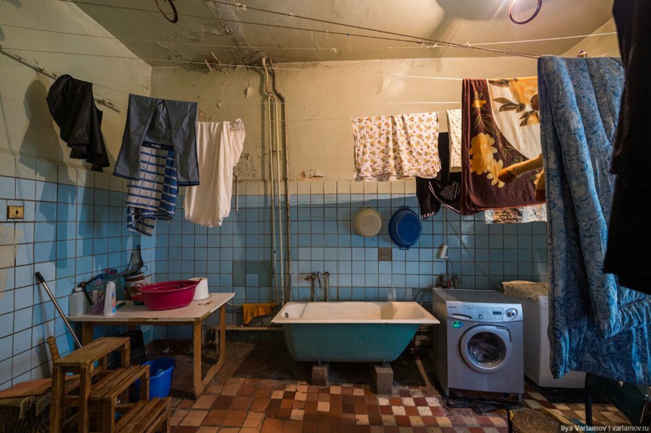Ванные комнаты в коммуналках