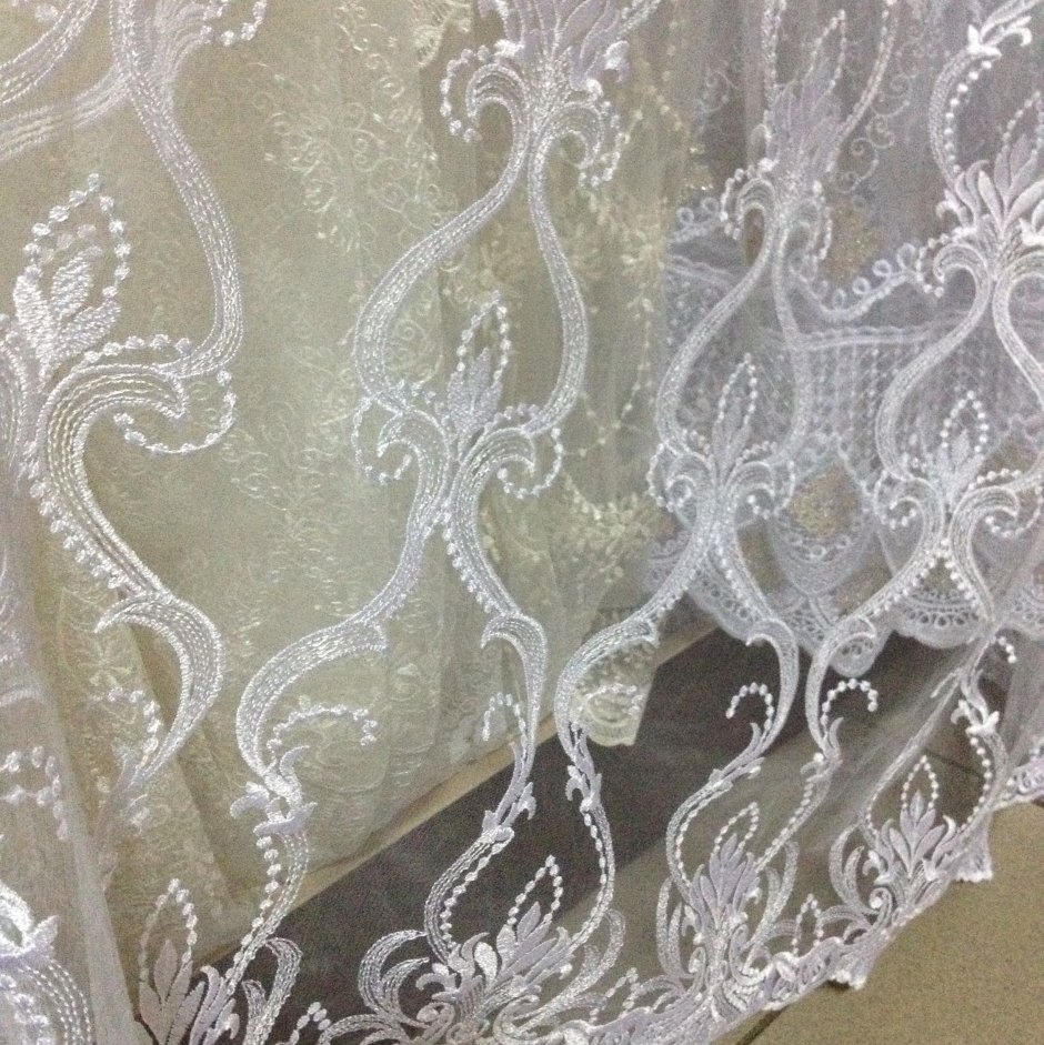 Тюль микросетка волна Турция