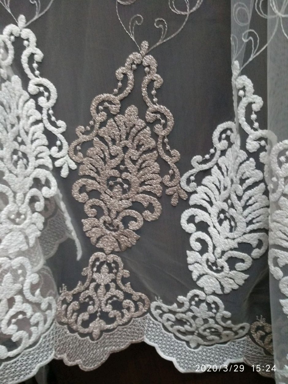 Шикарная тюль интерьеры с вышивкой