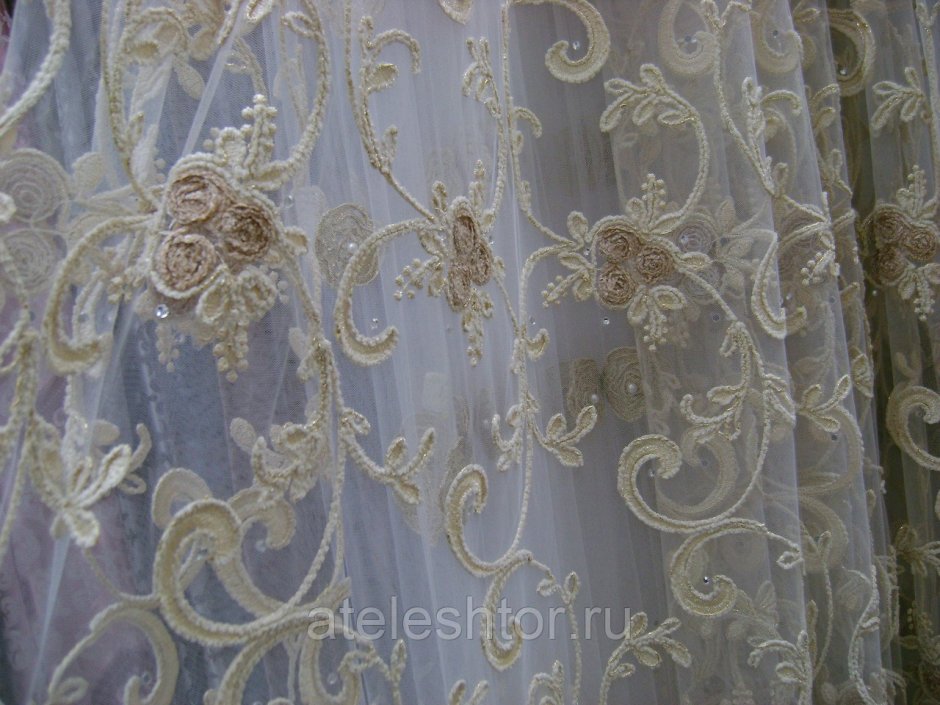 Турецкая тюль сетка 24420