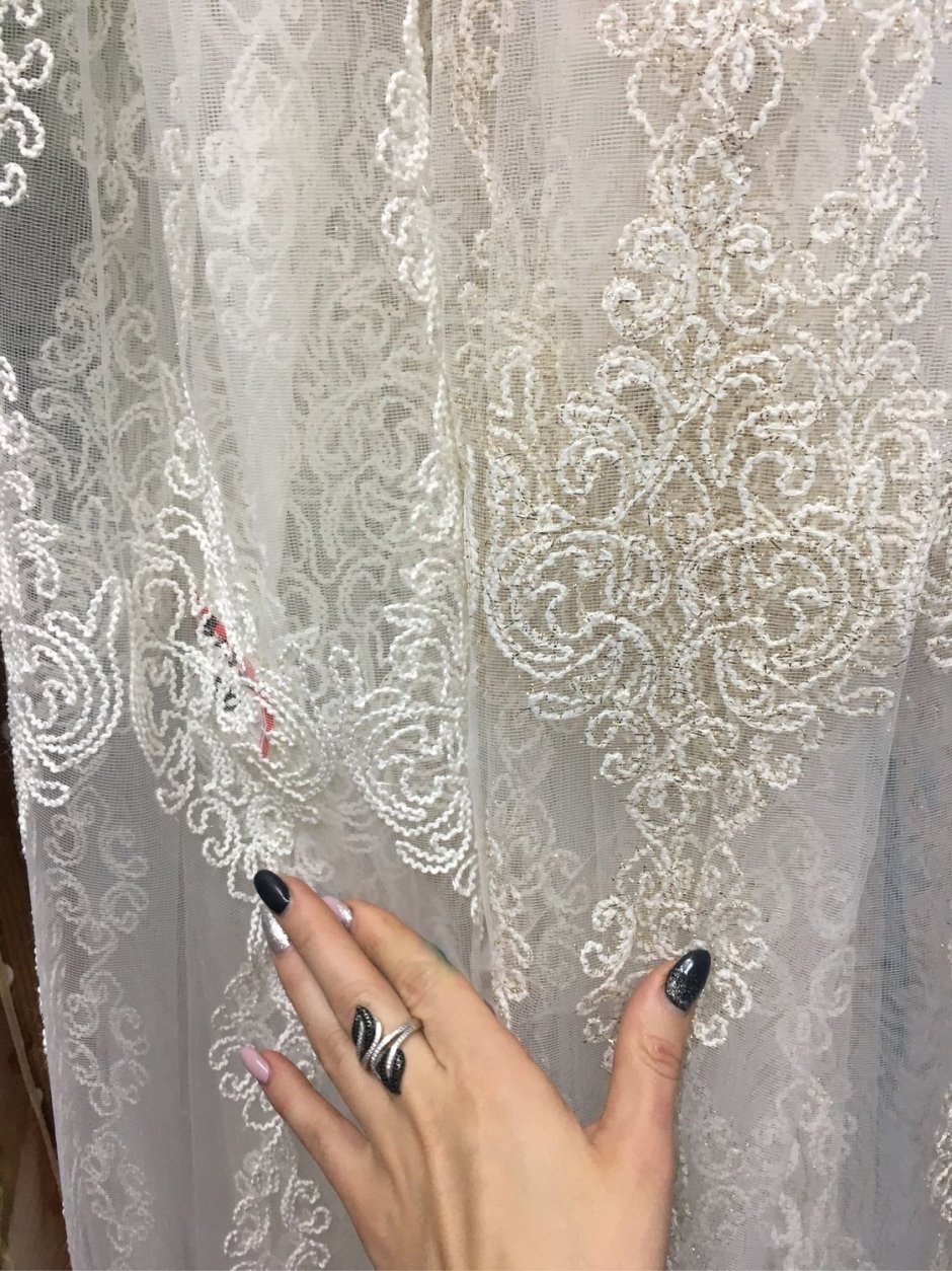 Тюль сетка с вышивкой «Магдалена»