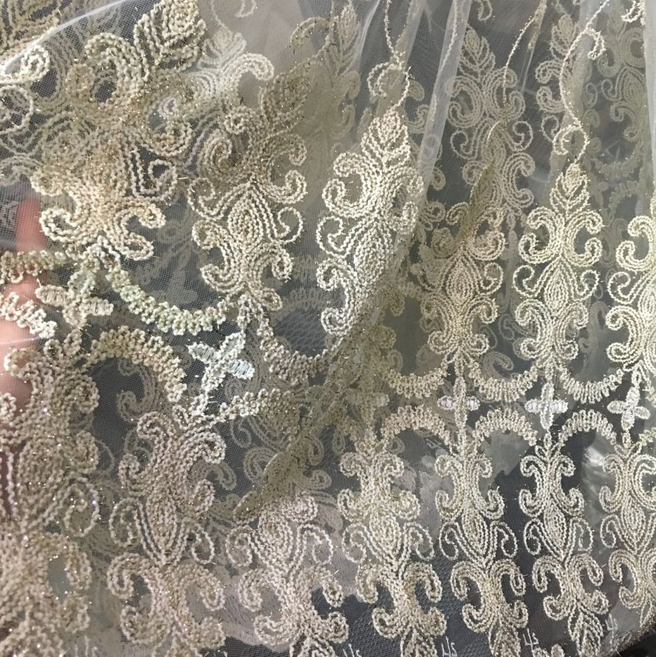 Тюль сетка с вышивкой «Магдалена»