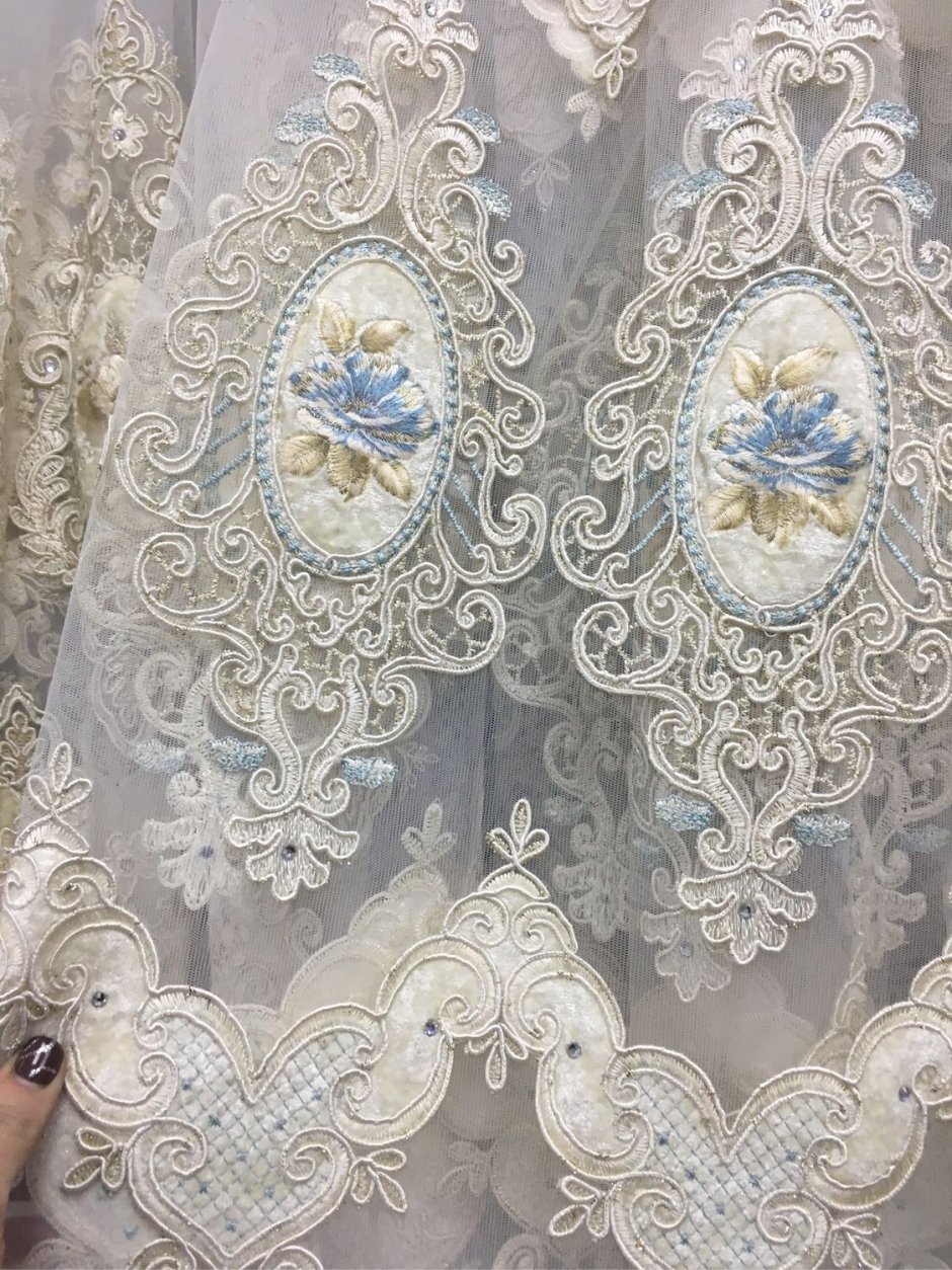 Тюль французская сетка