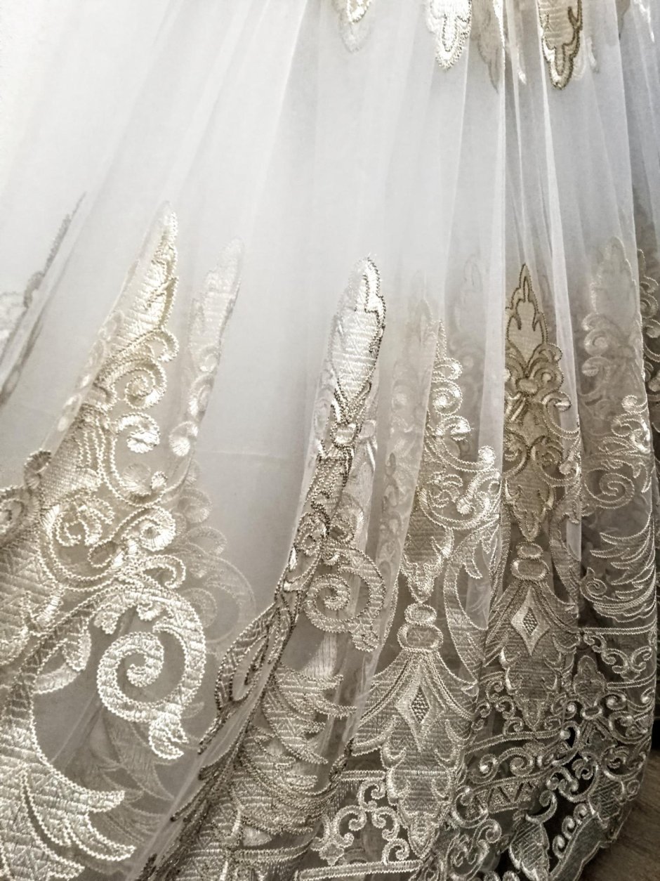 Тюль Вероника шампань