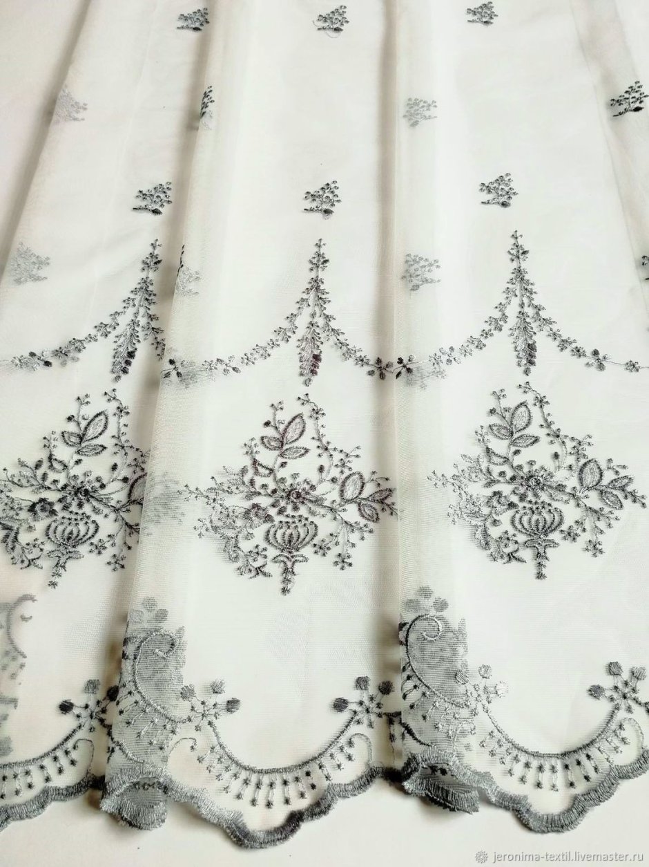 Тюль Верона с вышивкой Парадиз