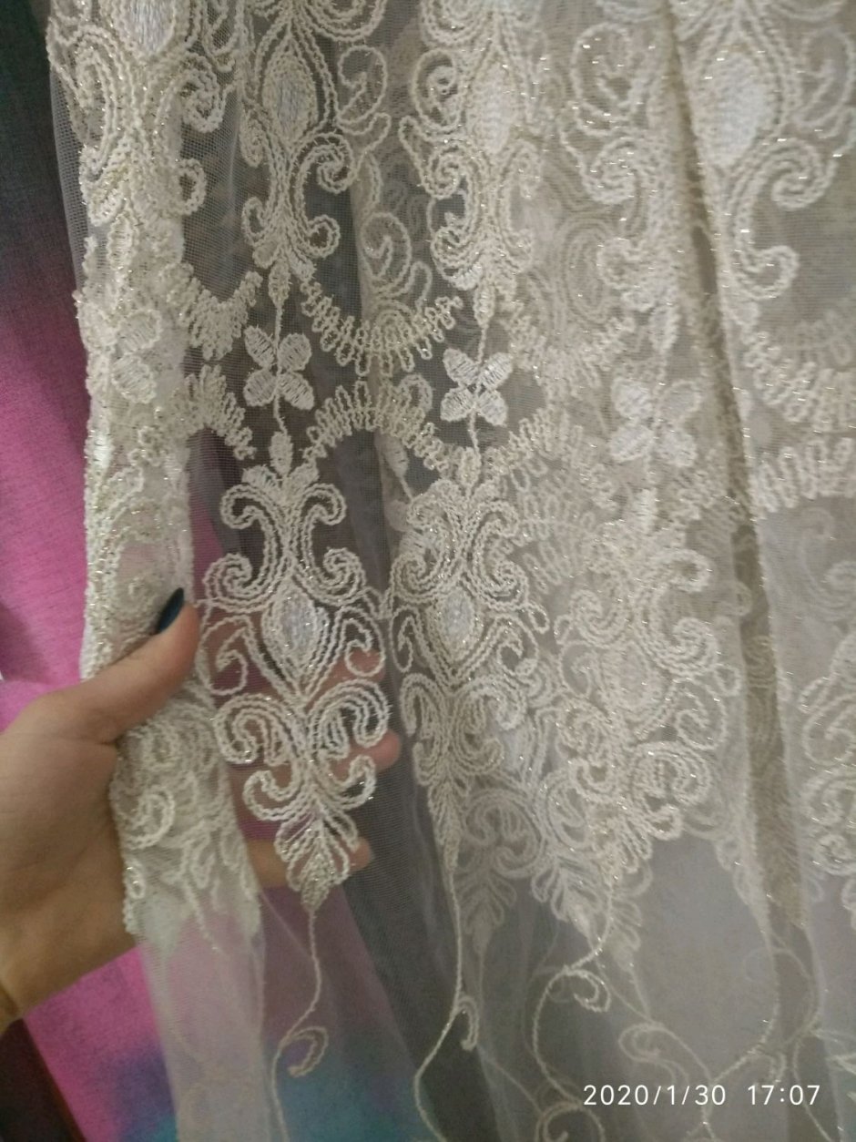 Турецкая тюль с вышивкой в интерьере