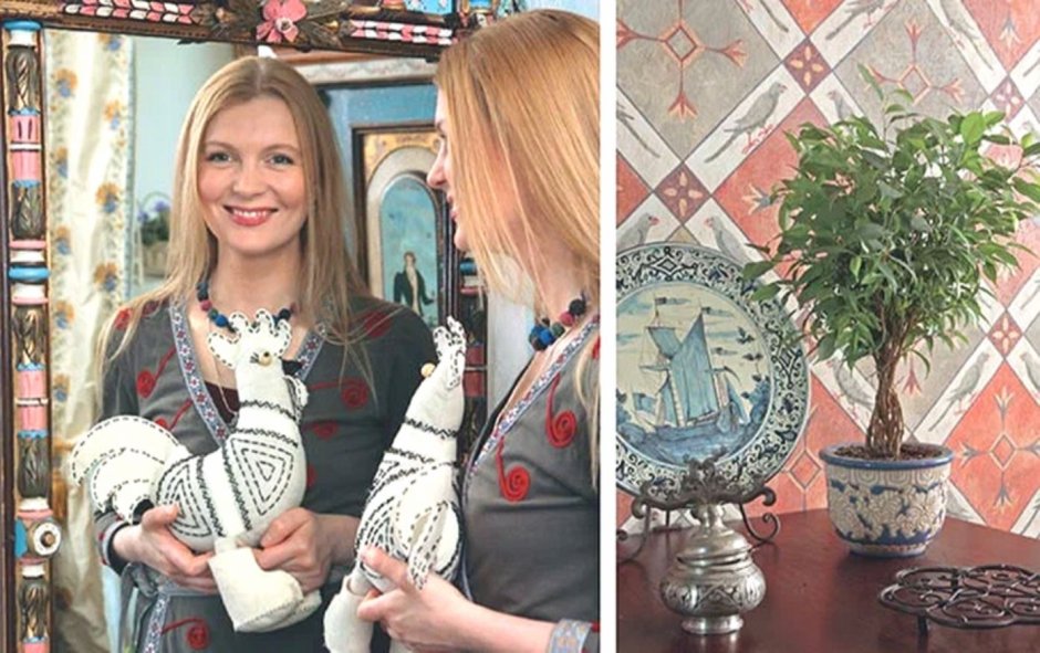 Роспись стен в детской комнате мансарде