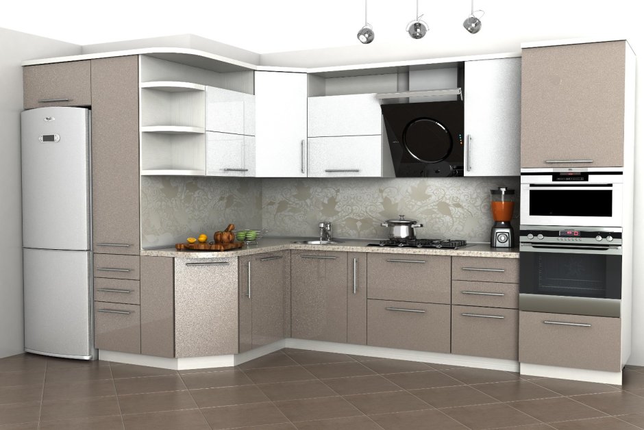 Кухня классика 2 дуб выбеленный