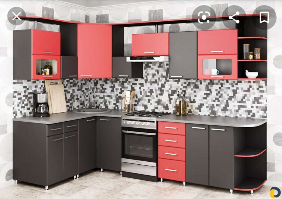 Угловая кухня Виктория БЕЛДРЕВ