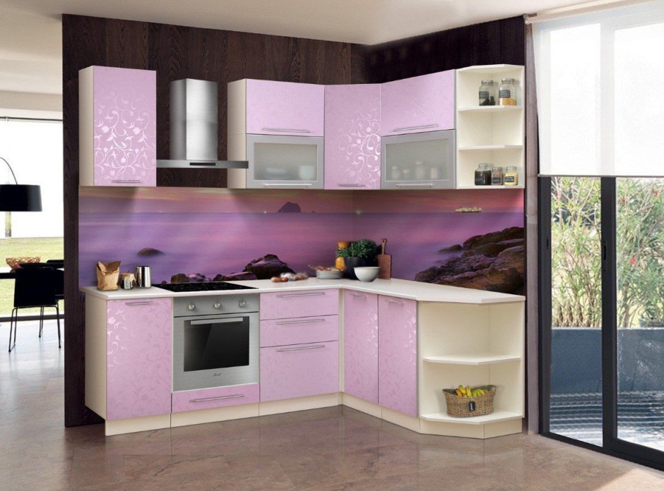 Стендмебель кухня Лира МДФ ольха