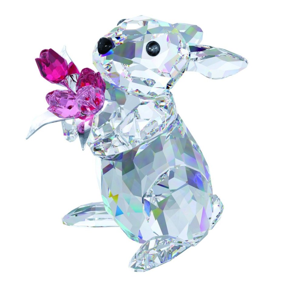 Деко Гласс ваза Сваровски