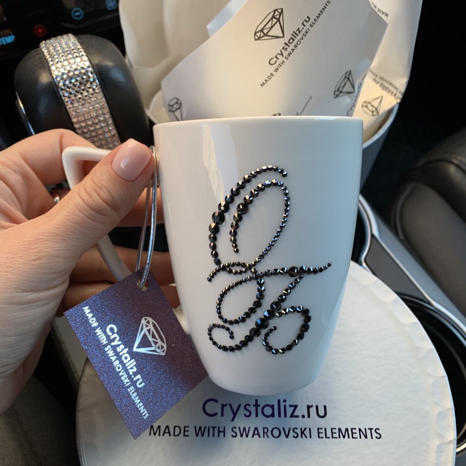 Вазы с кристаллами Сваровски